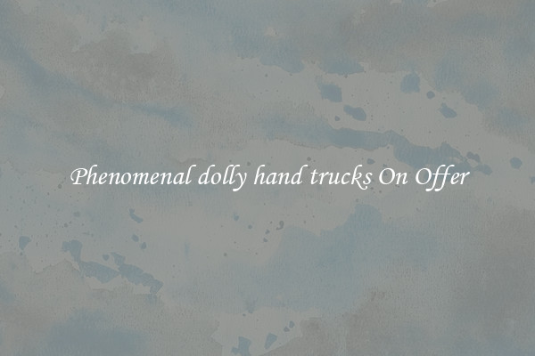 Phenomenal dolly hand trucks On Offer