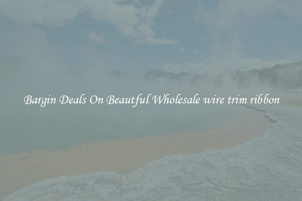 Bargin Deals On Beautful Wholesale wire trim ribbon