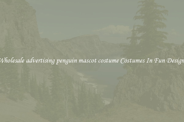 Wholesale advertising penguin mascot costume Costumes In Fun Designs