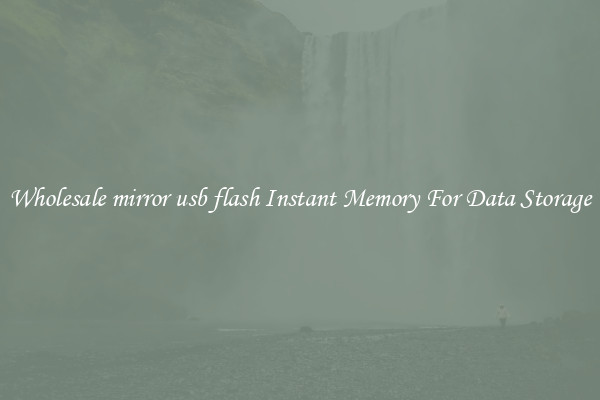 Wholesale mirror usb flash Instant Memory For Data Storage