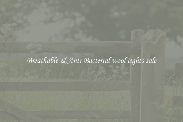 Breathable & Anti-Bacterial wool tights sale